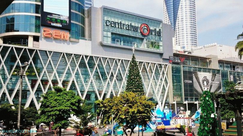 Nákupní centrum Central World Plaza v Bangkoku