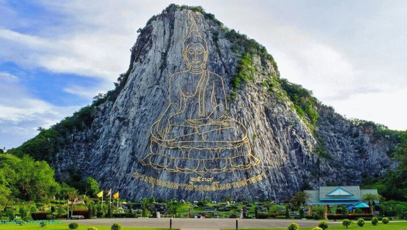 Zlatá hora Buddhy v Pattaya