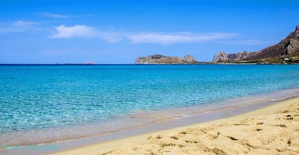 Pláž Falasarna na Krétě