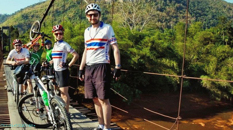 Ekologicky vedená cyklostezka v Krabi