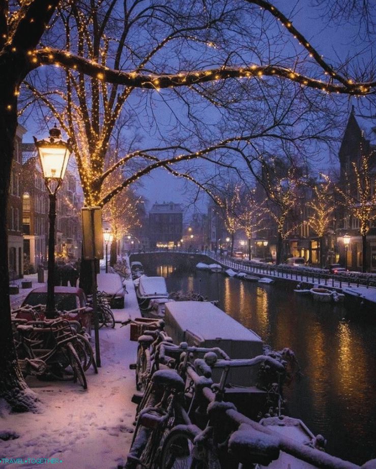 Zimní Amsterdam