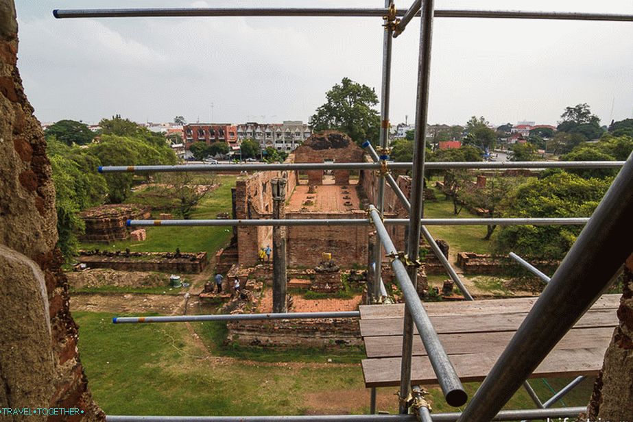 Pohled na Ayutthaya