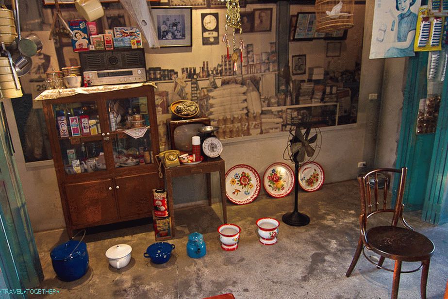 Expozice thajského života minulého století