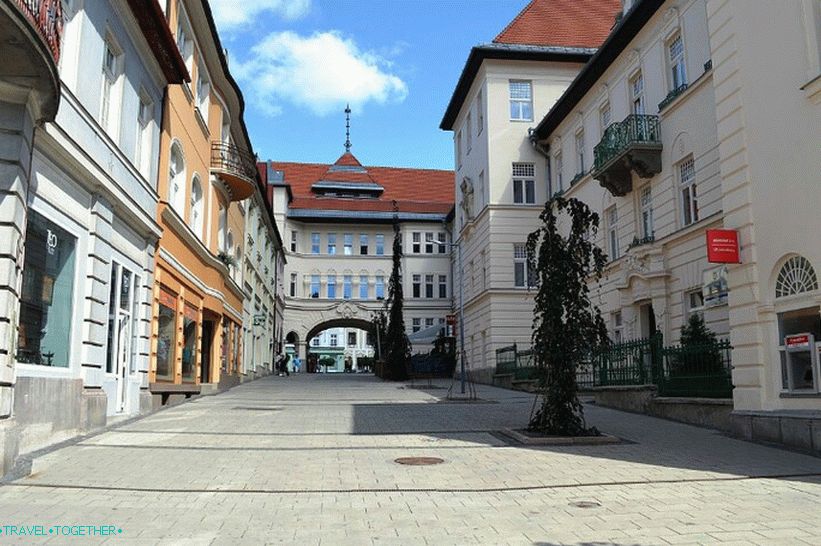 Banská Bystrica. Narodnaya Street