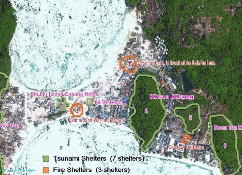 Kam uniknout z tsunami na Phi Phi