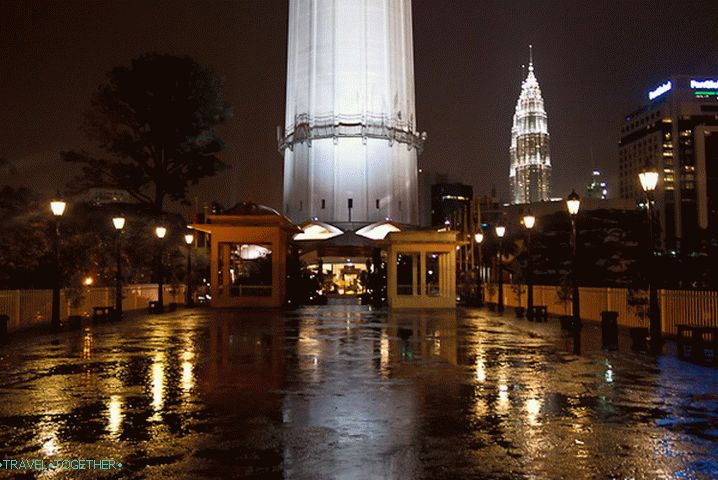 Foot of Menara Tower Foot of Menara Tower