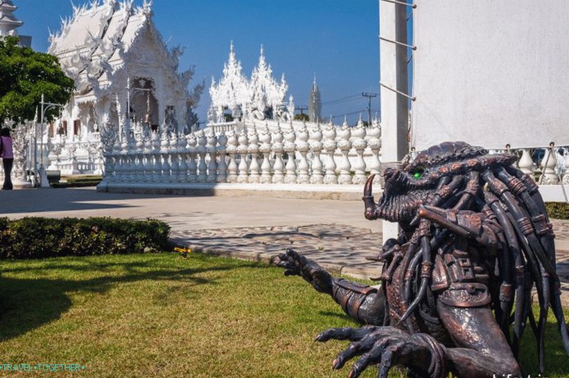 Bílý chrám Thajska (Wat Rong Khun) - krásná pohádka v těle