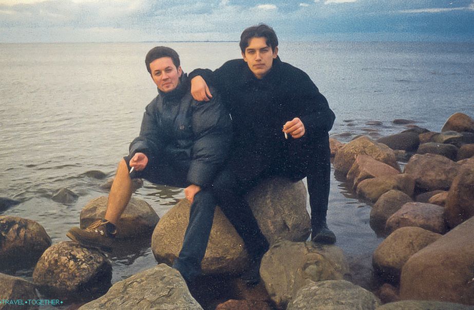 Sotva jsem našel fotografii s cigaretou - pobřeží Finského zálivu.