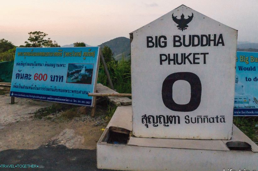 Velký Buddha na Phuketu a rozhledna - hlavní atrakce