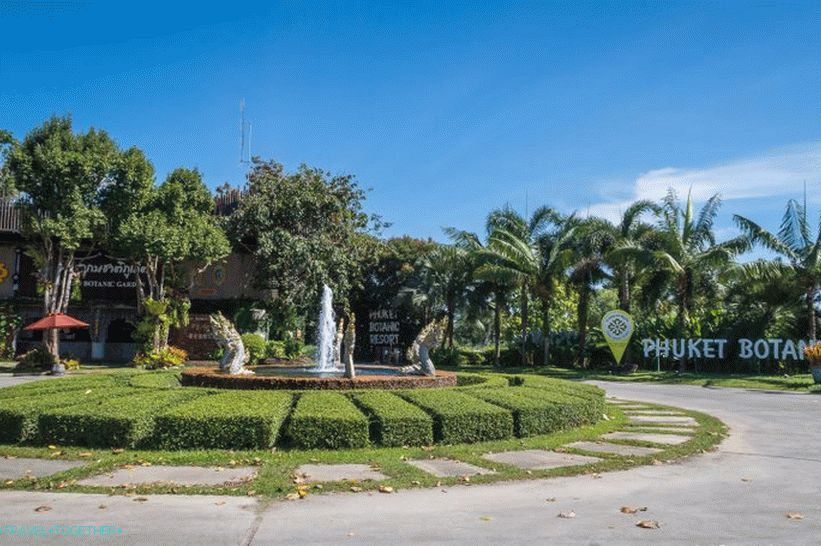 Recepce a pokladna Phuket Botanic Garden