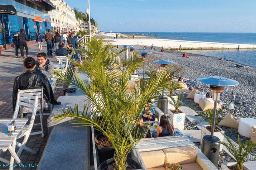 Cafe del Mar v Soči - kavárna, kam se chcete vrátit