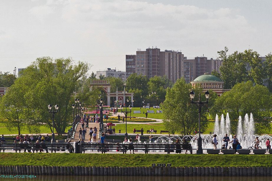 Moderní část muzejní rezervace Tsaritsyno