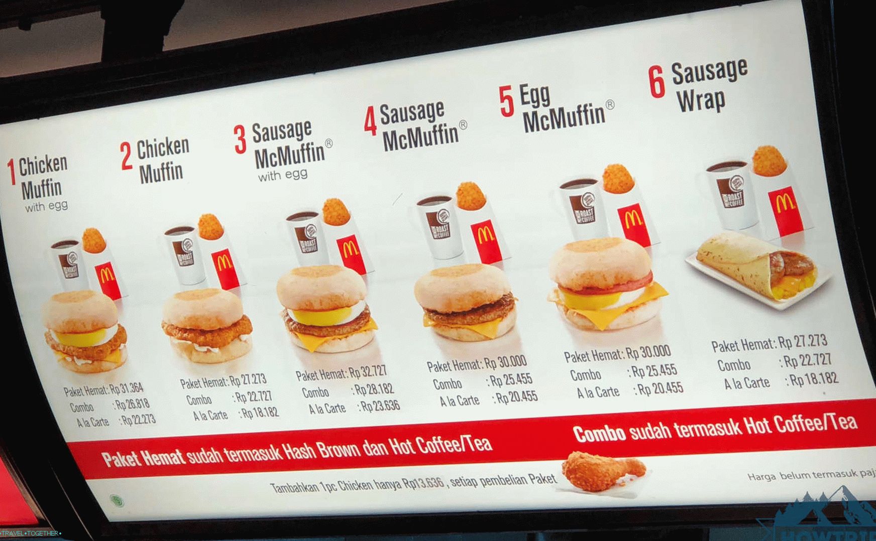 Ceny Mcdonalds Bali