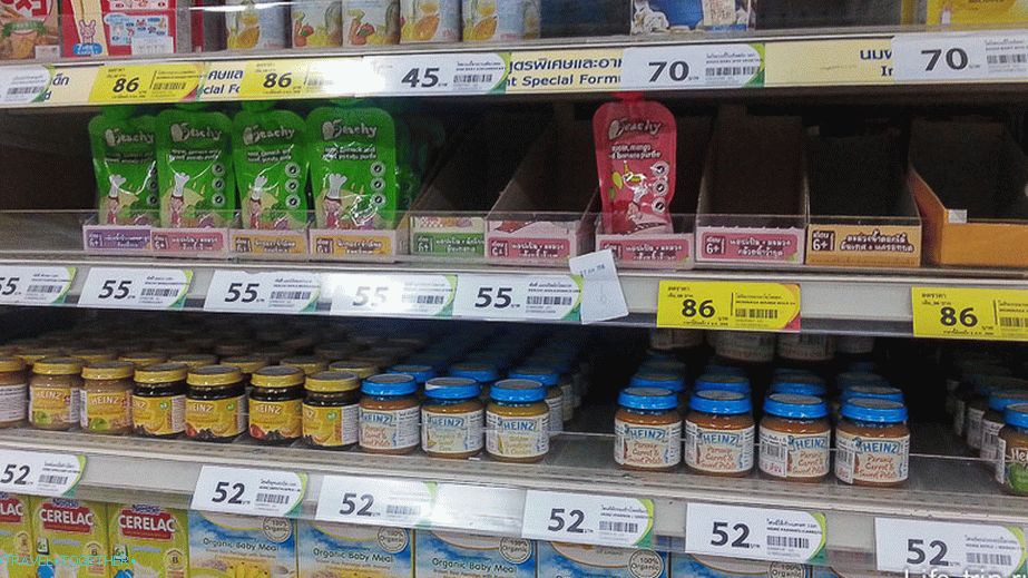 Jak nakrmit dítě v Thajsku
