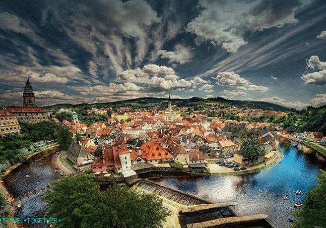 Panorama Český Krumlov