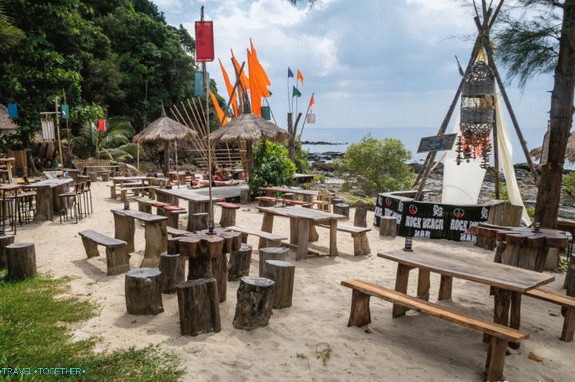 Rock Beach Bar na Koh Lanta