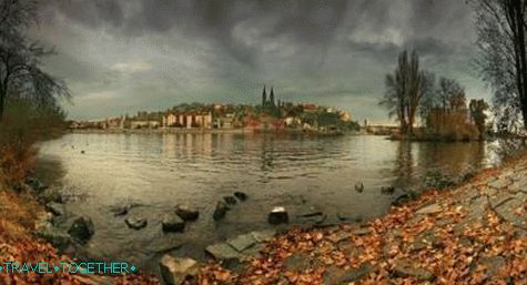 Pohled na Vyšehrad