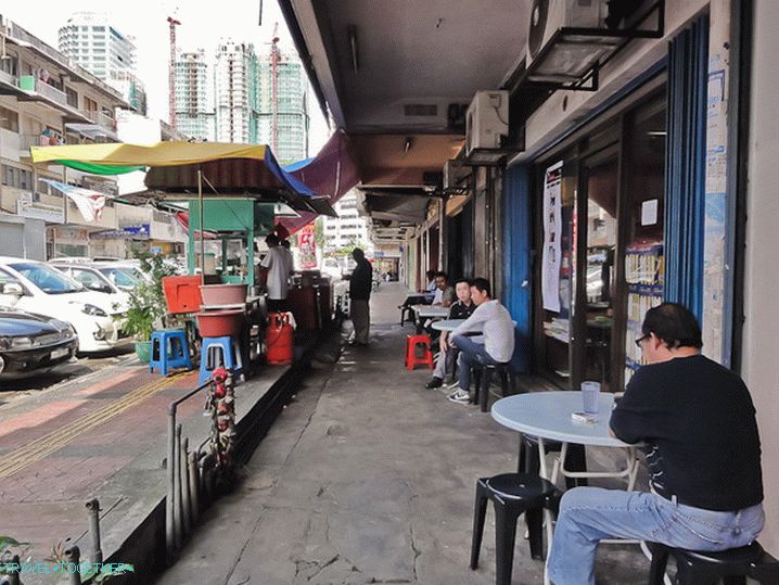 Kavárna v ulicích Kuala Lumpur Kavárna v ulicích Kuala Lumpur
