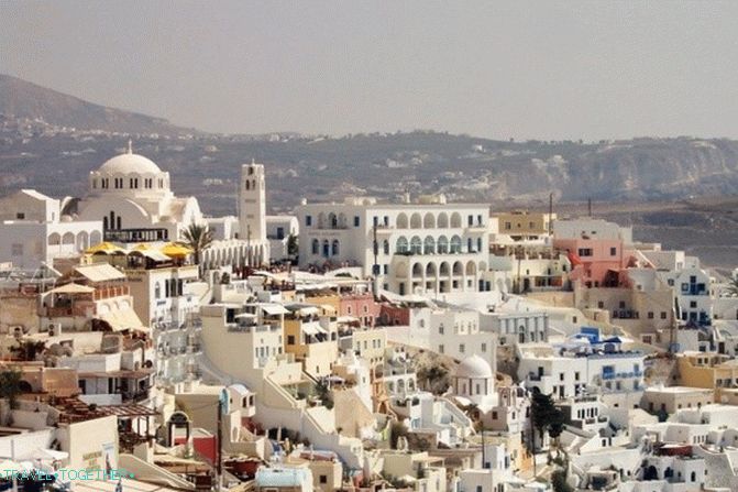 hlavní město Santorini - Fira