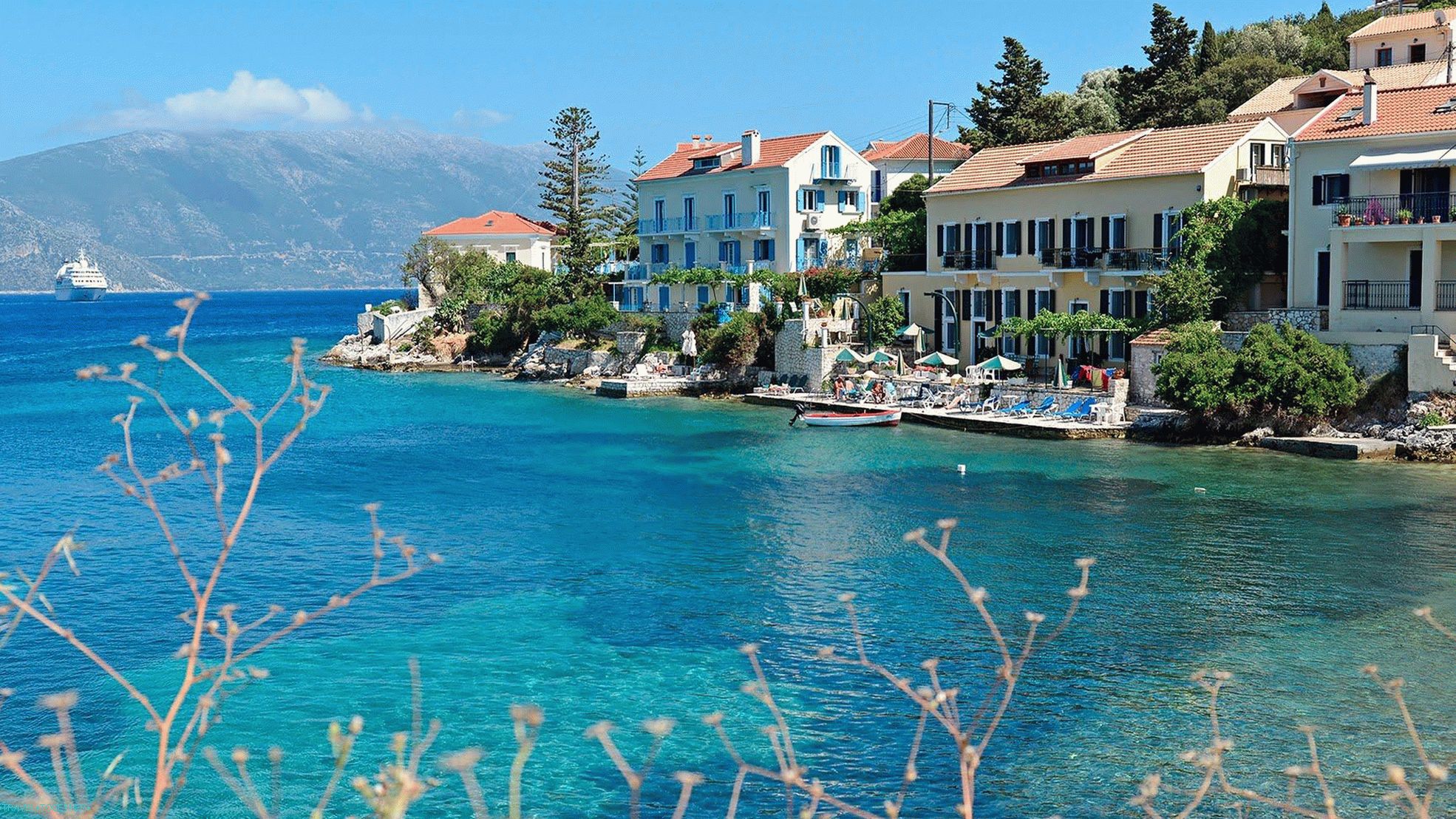 Fiscardo - letovisko na ostrově Kefalonia