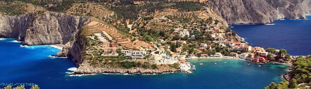 Fiscardo - letovisko na ostrově Kefalonia