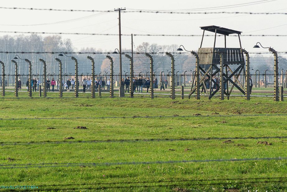 Osvětim-Birkenau má obrovské území