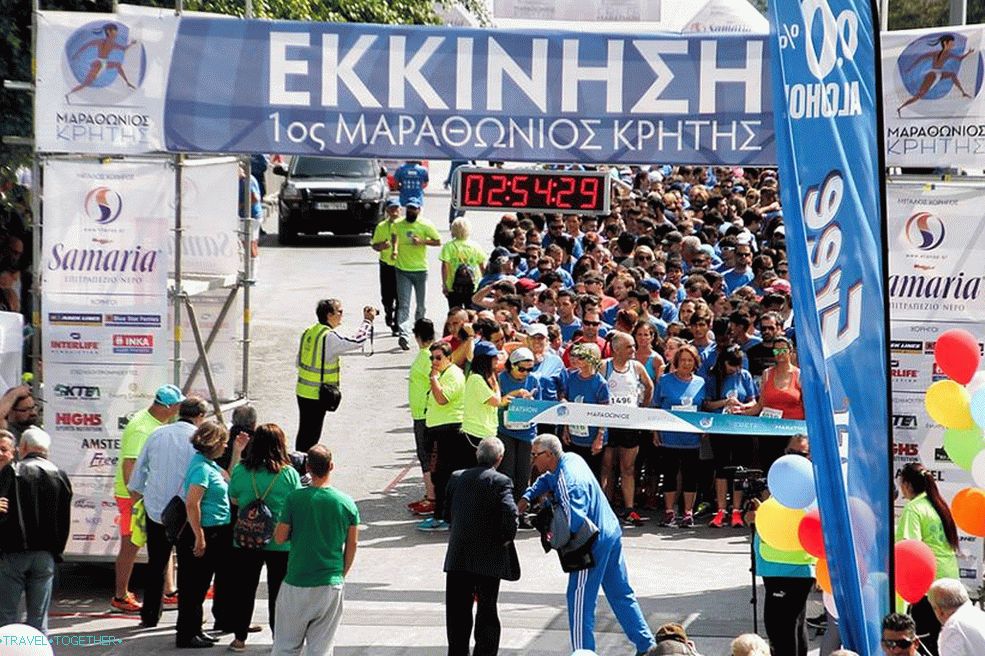 Fotografie prvního krétského maratonu