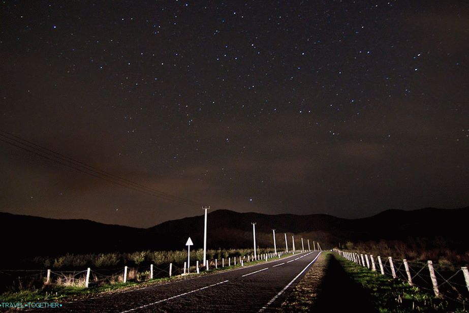 Vedle Krinitsy. ISO800, 11 mm, f2,8, 30 s.