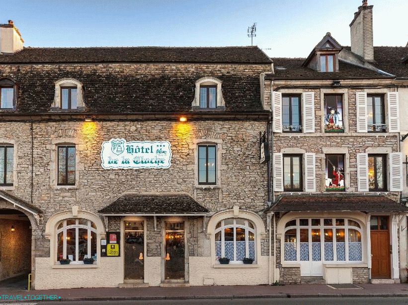 Hotel v Burgundsku