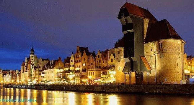 Noční Gdaňsk