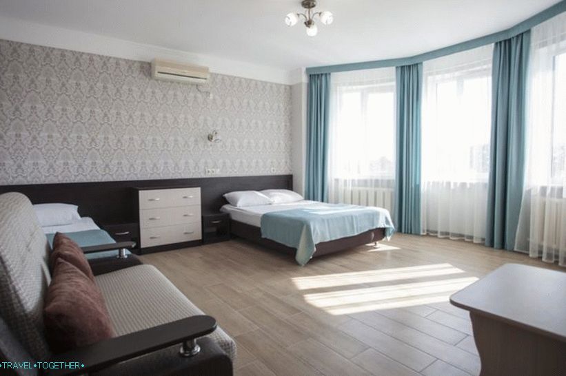 Kde lépe zůstat v Lazarevskoye a levné - seznam hotelů