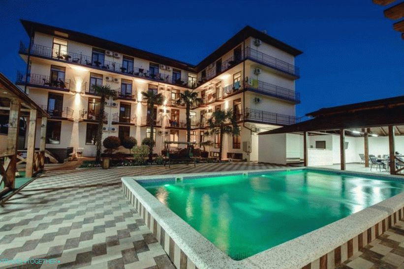 Kde lépe zůstat v Lazarevskoye a levné - seznam hotelů