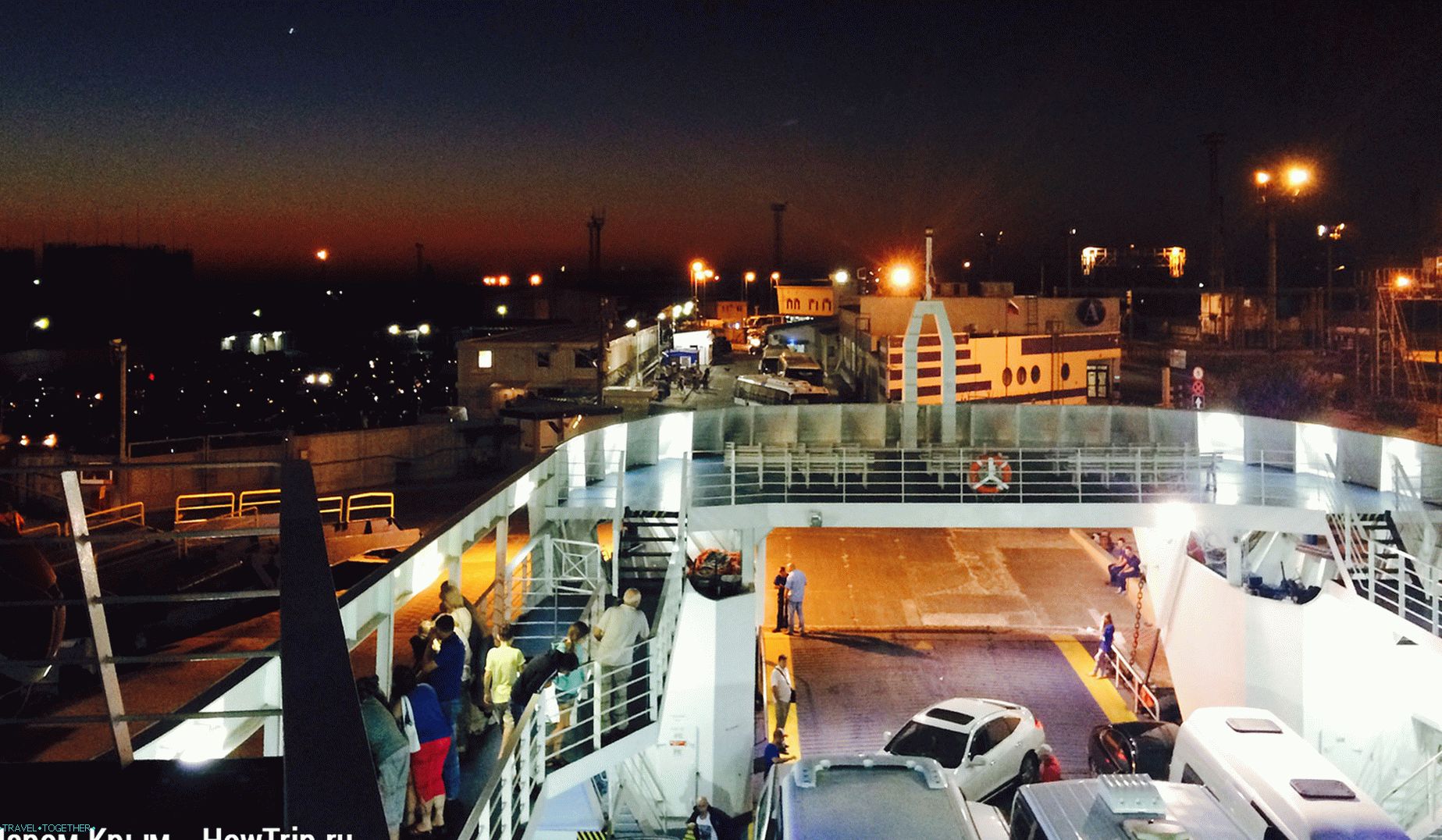 Ferry Crimea - kavkazský přístav