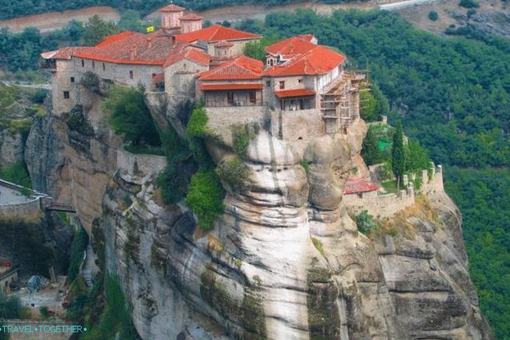 Chalkids, Meteora stoupající kláštery
