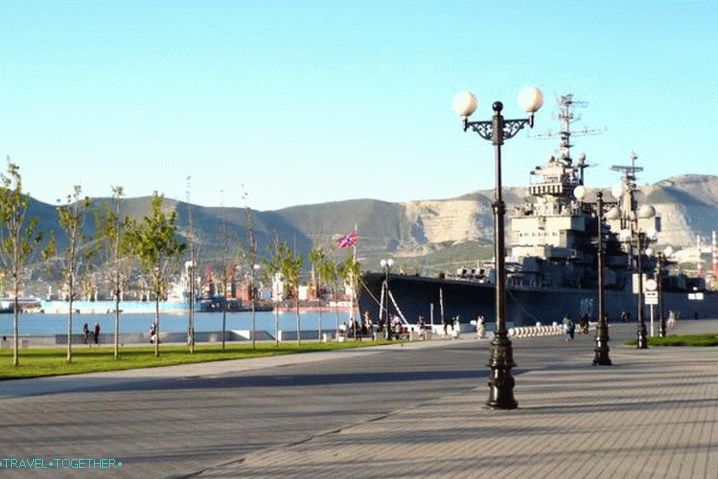 Novorossijsk, nábřeží