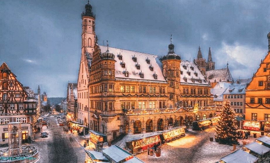 Město Rothenburg v Bavorsku
