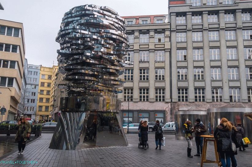 Kafkova hlava v Praze je tichým pohybem brilantních myšlenek