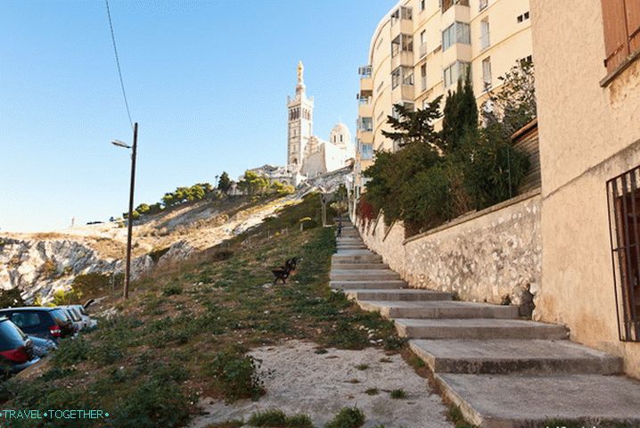 Katedrála Notre-Dame de la Garde, město Marseille