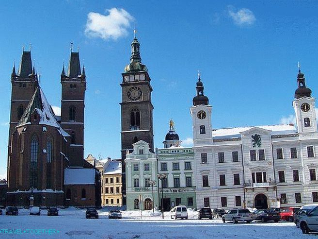 Hradec Králové v zimě