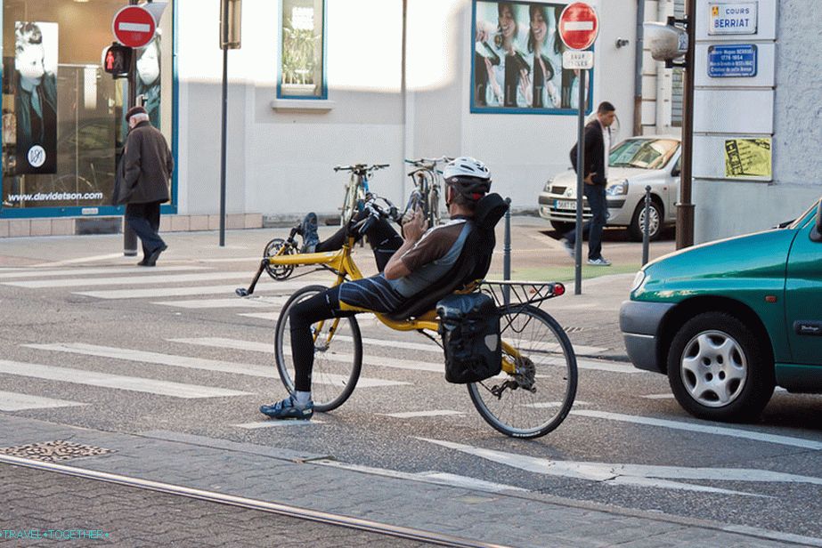 V Grenoblu jsou takoví cyklisté