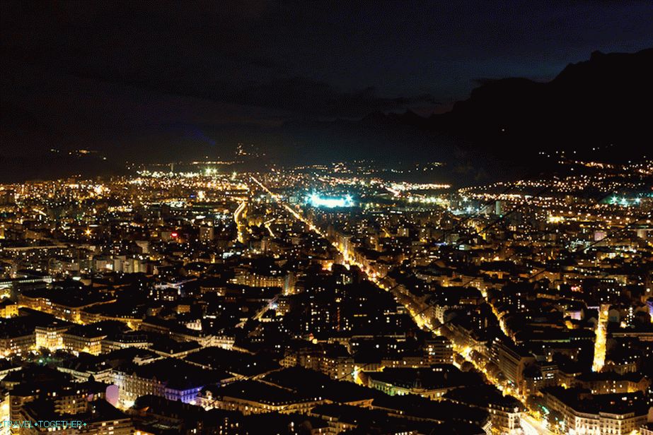 Noční Grenoble