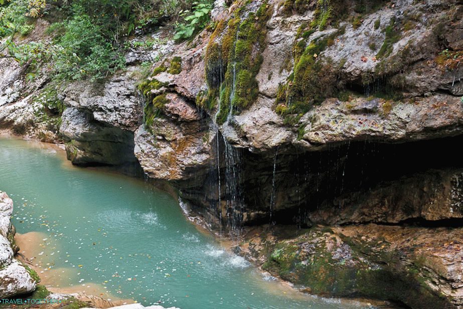 Mini vodopády Guamki
