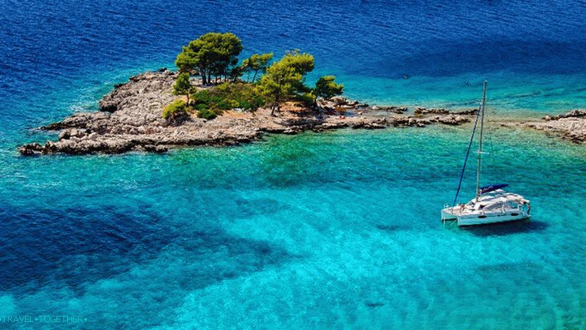 Moře v blízkosti Dubrovníku