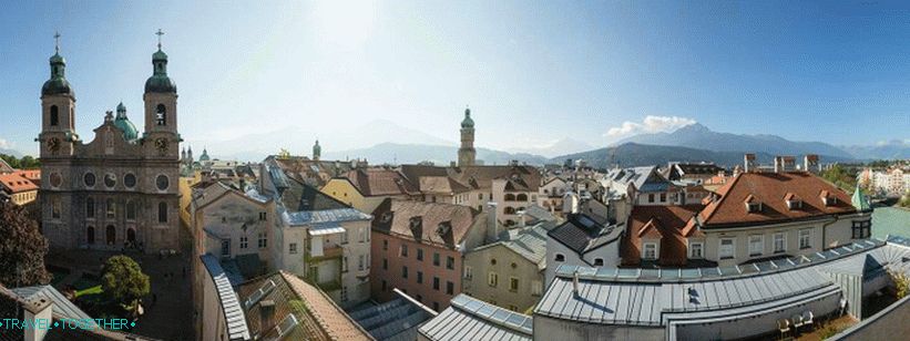 Panorama z Innsbrucku