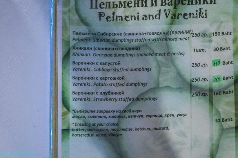Cafe Cucumbers - nejlepší ruská kuchyně na Samui