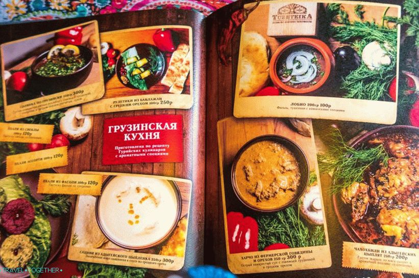 Cafe Tubeteyka v Soči - oáza orientální kuchyně