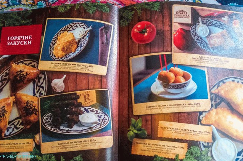 Cafe Tubeteyka v Soči - oáza orientální kuchyně