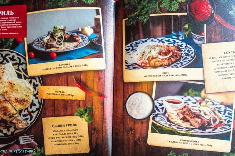 Cafe Tubeteyka v Soči - oáza orientální kuchyně