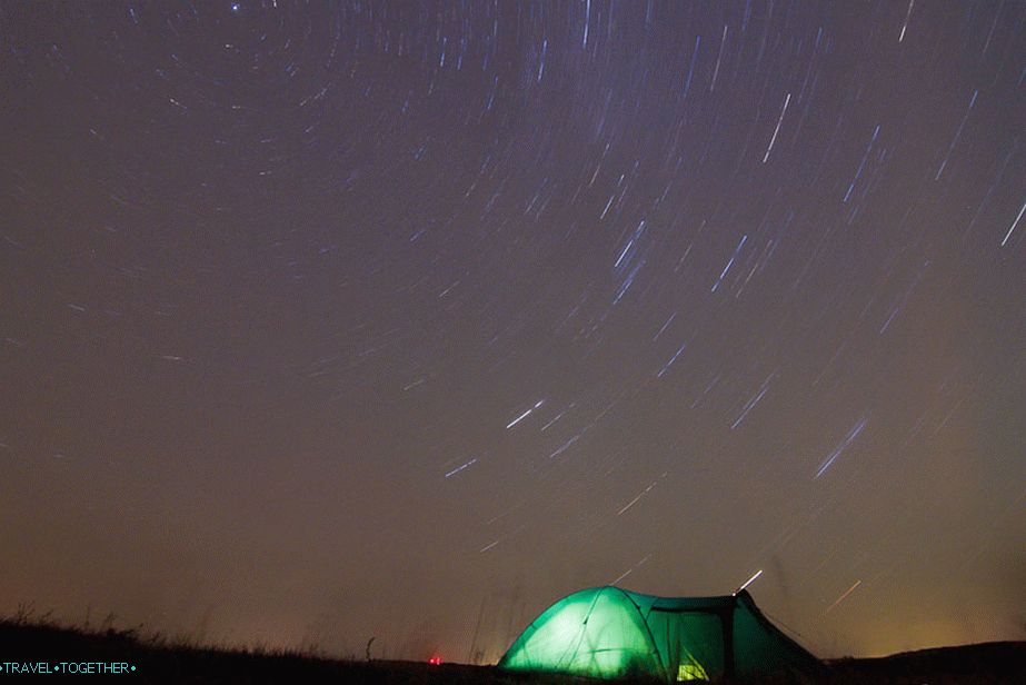 Ve středu otáčení - Polar Star. ISO400, 11mm, f7.1, 1793sec