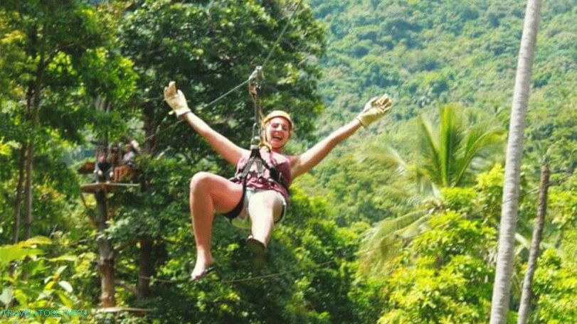 Lanová dráha na Samui